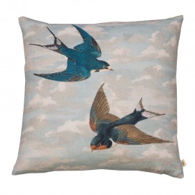 CHIMNEY SWALLOWS/SKY BLUE